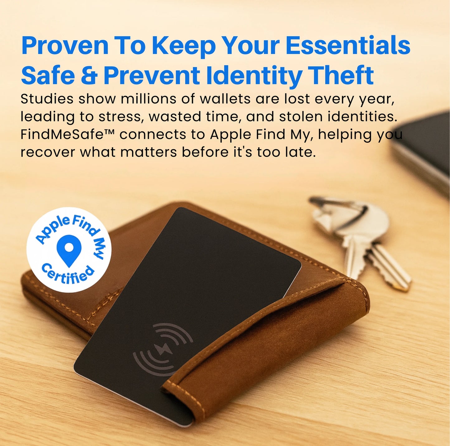 FindMeSafe™ Wallet Tracker – Keep Your Essentials Safe