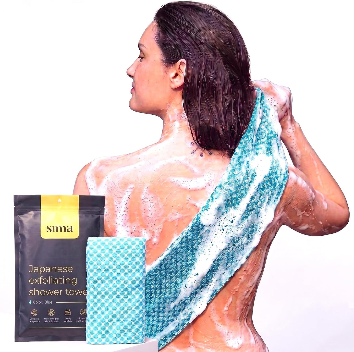 Japanese Exfoliating Washcloth - Sima