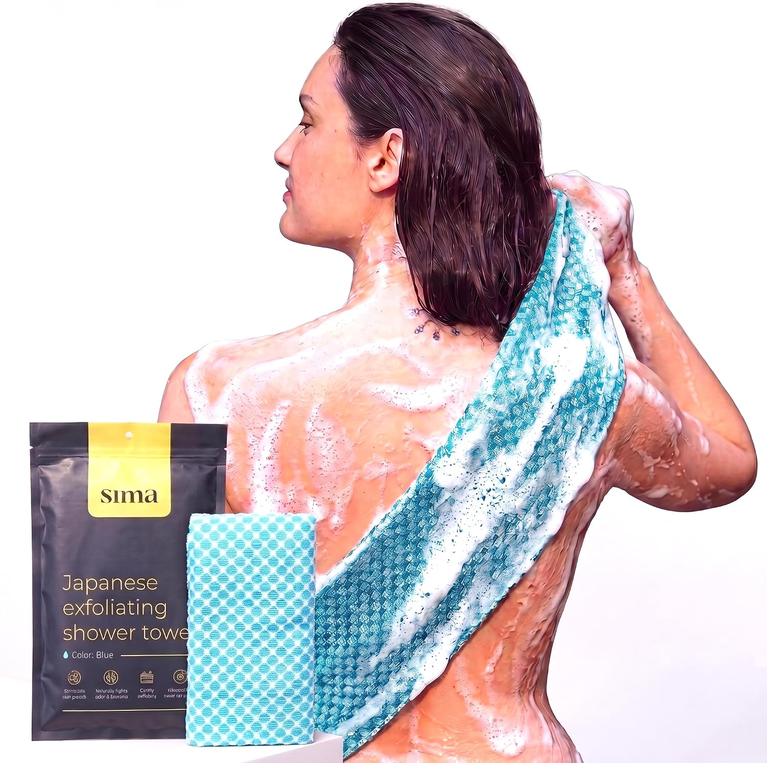 Japanese Exfoliating Washcloth - Sima