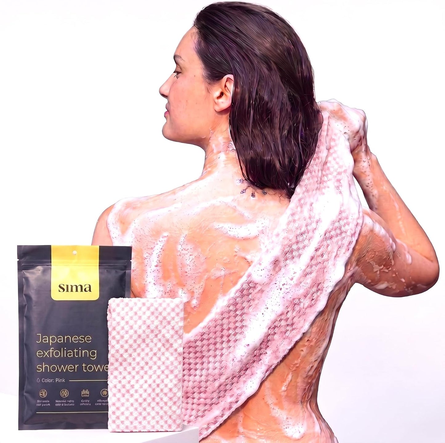 Japanese Exfoliating Washcloth - Sima