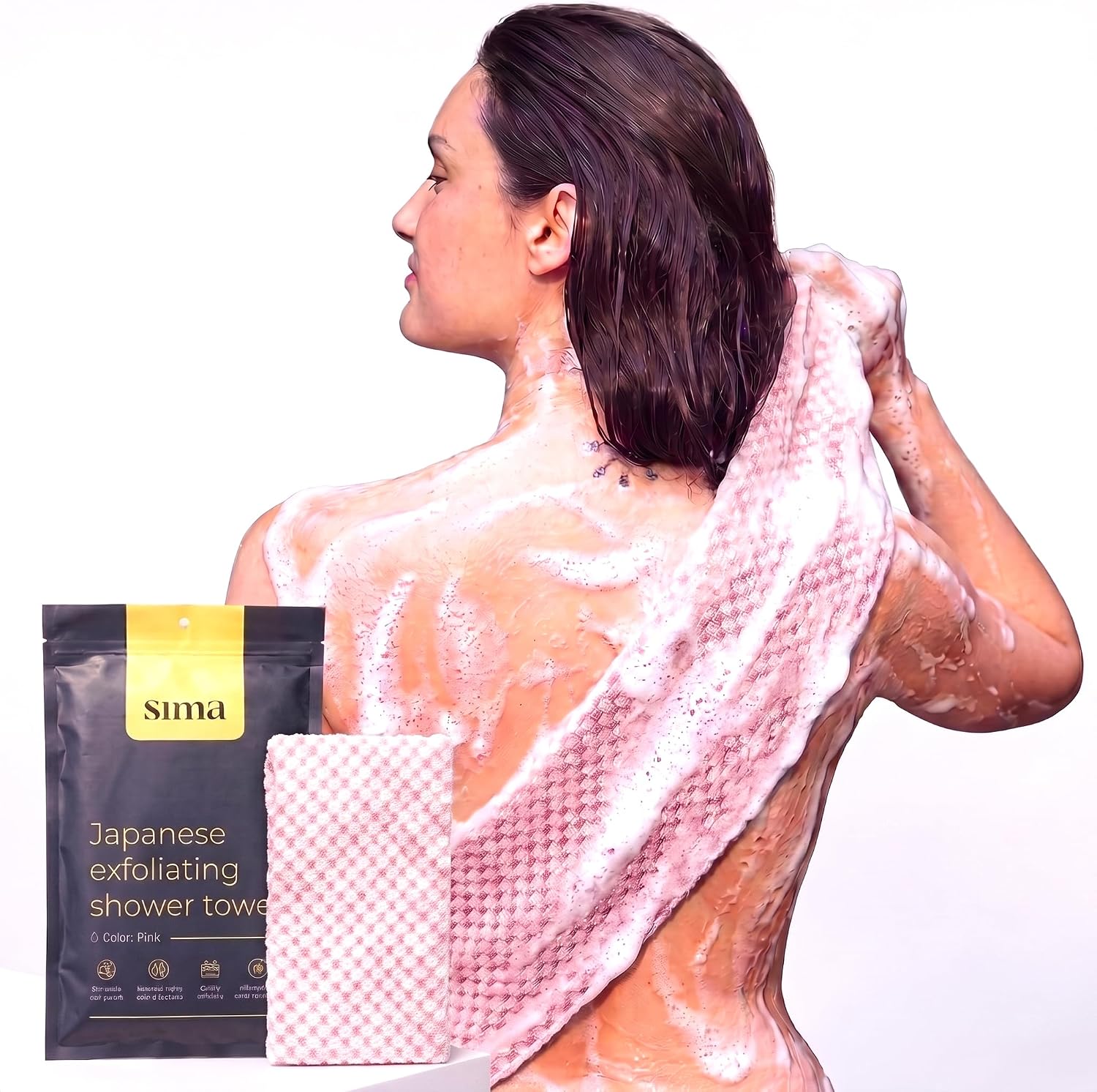 Japanese Exfoliating Washcloth - Sima